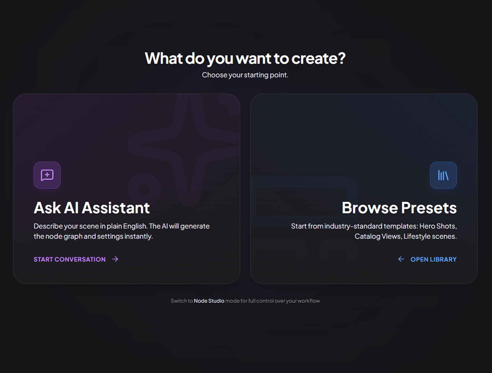 Guided Creation Mode